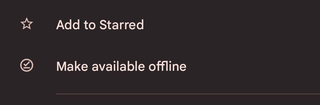 make available offline