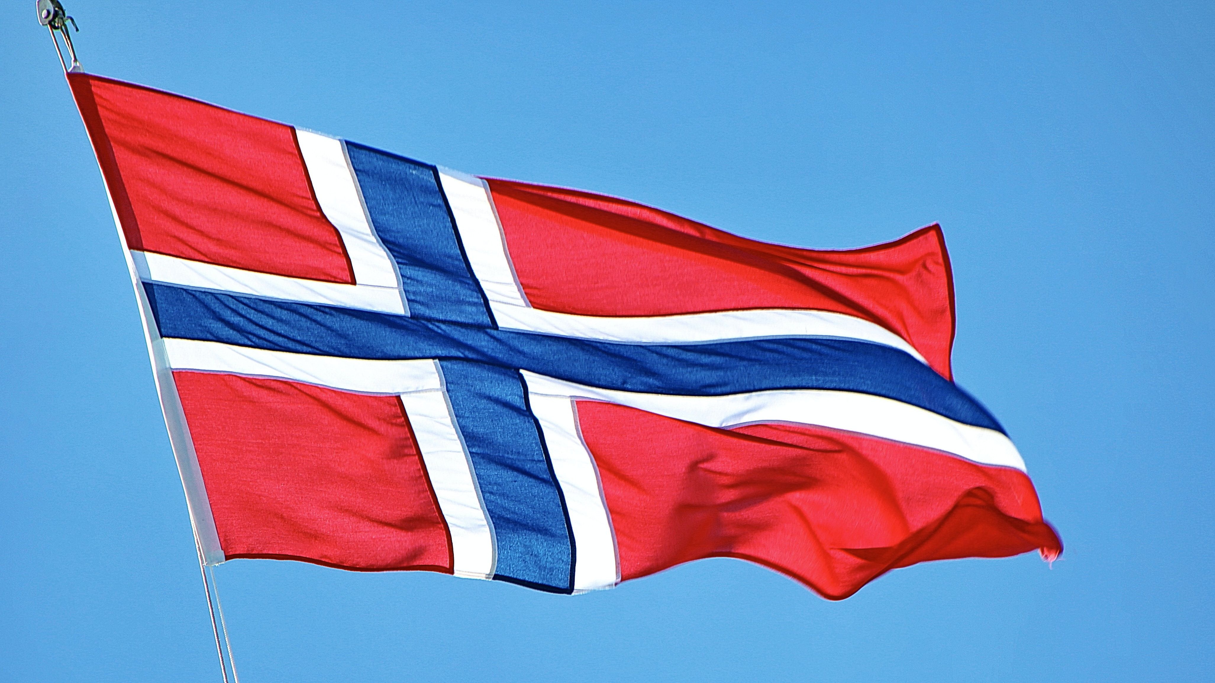 A photo of the Norwegian Flag