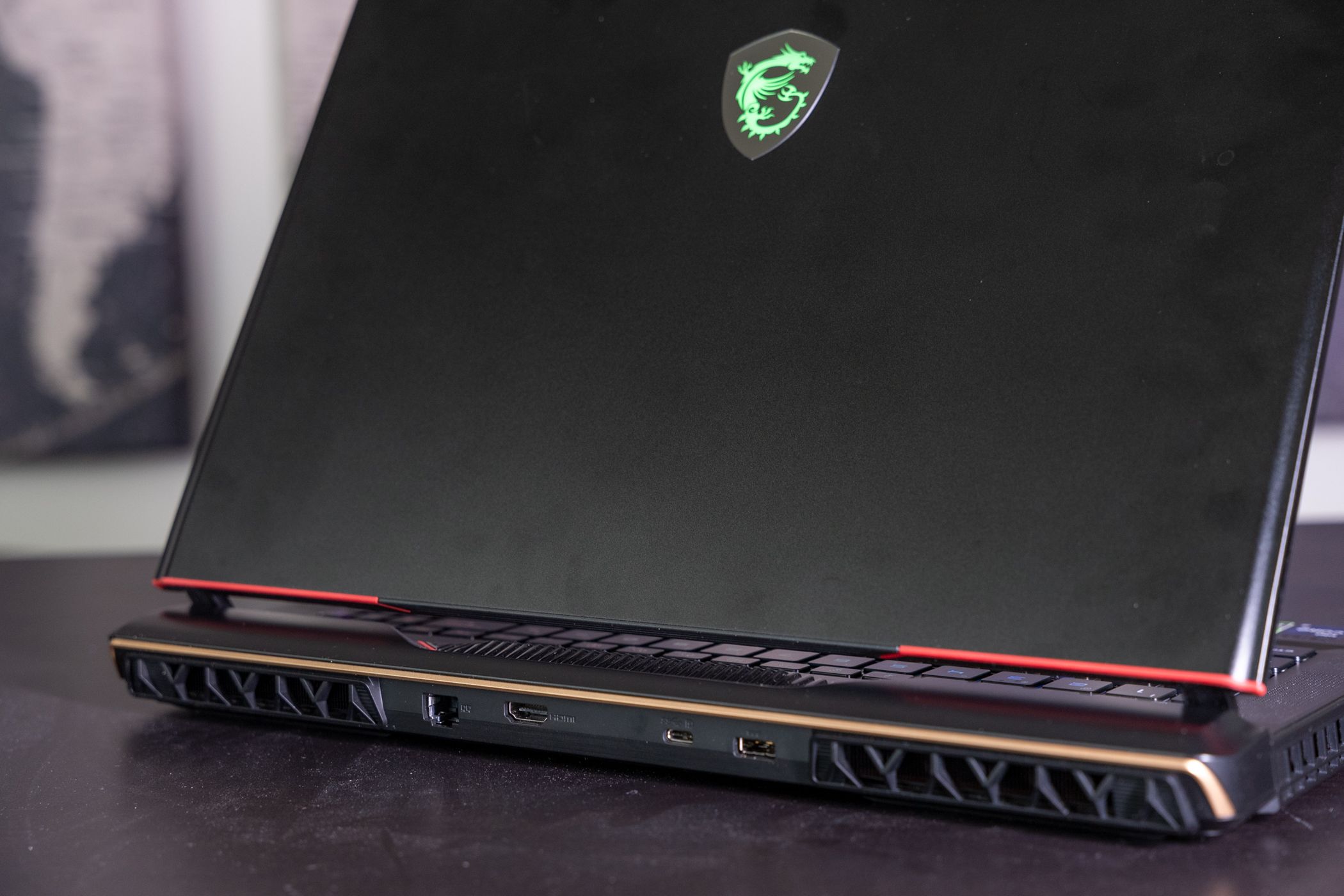 MSI Raider GE78 HX - Rear Angle