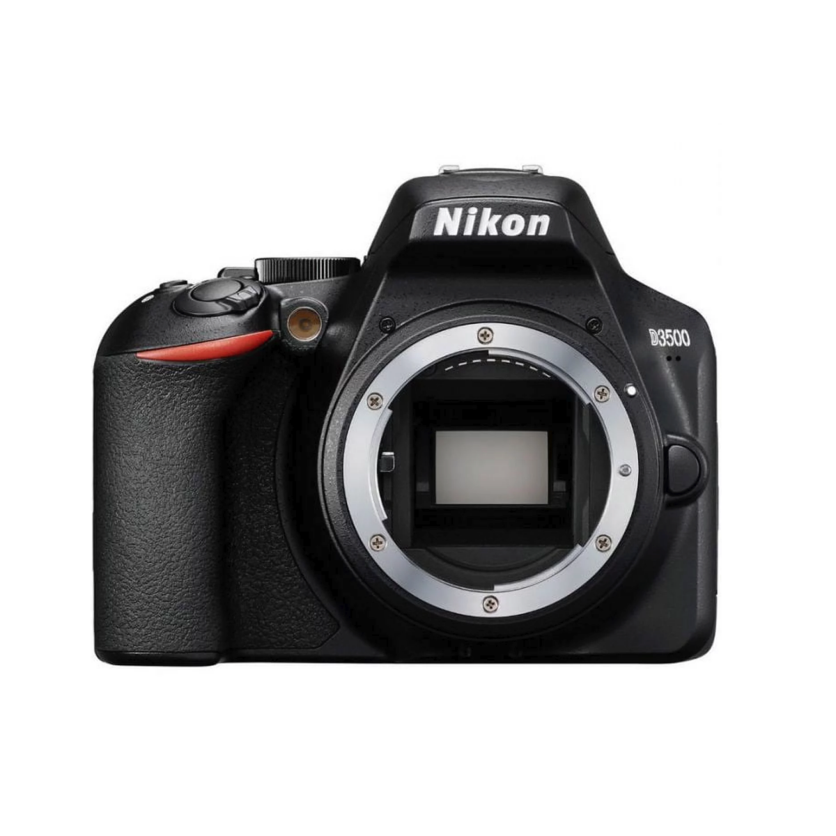 A Nikon D3500 DSLR camera