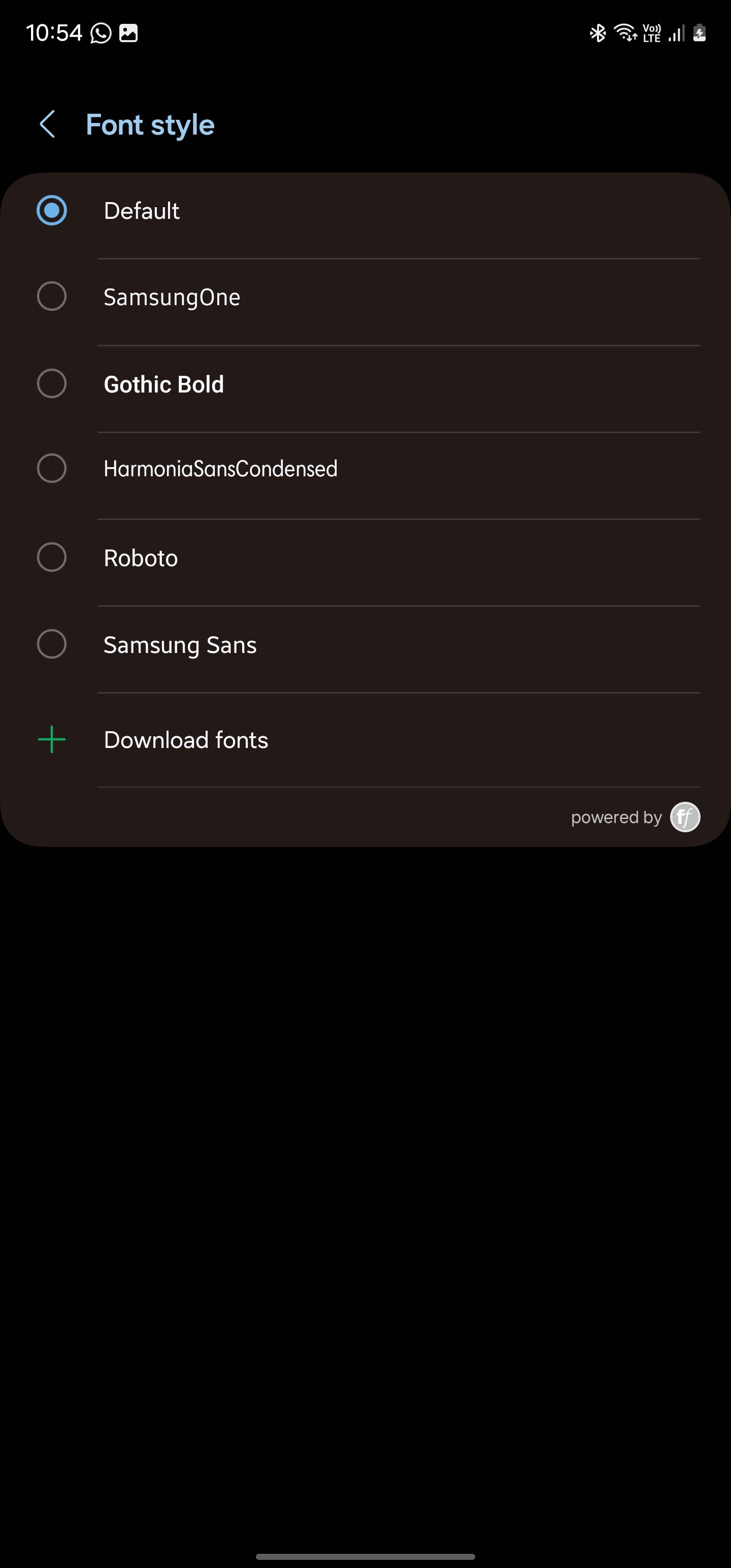 فونت جدید در One UI 6