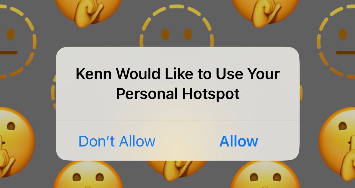 Permission to join hotspot