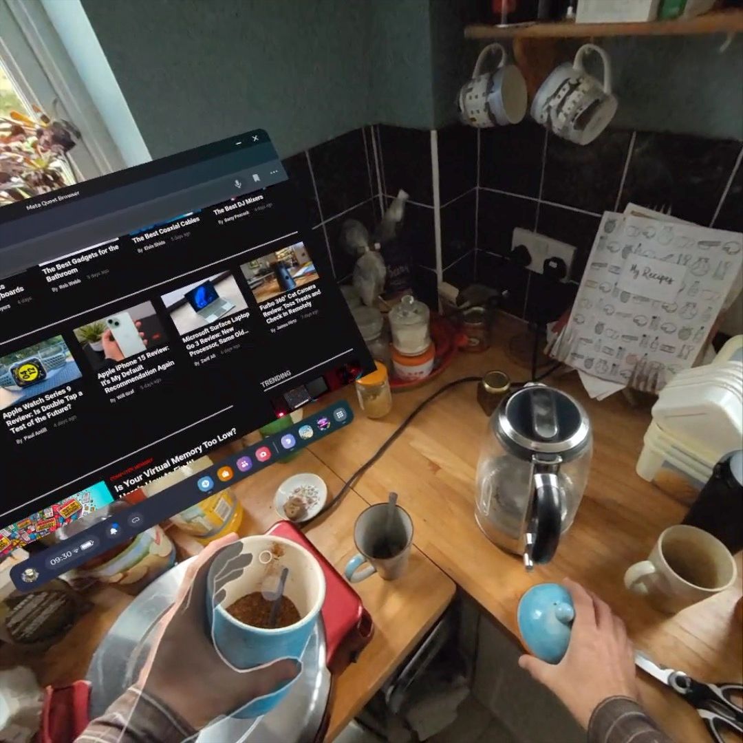 quest 3 clip - making coffee