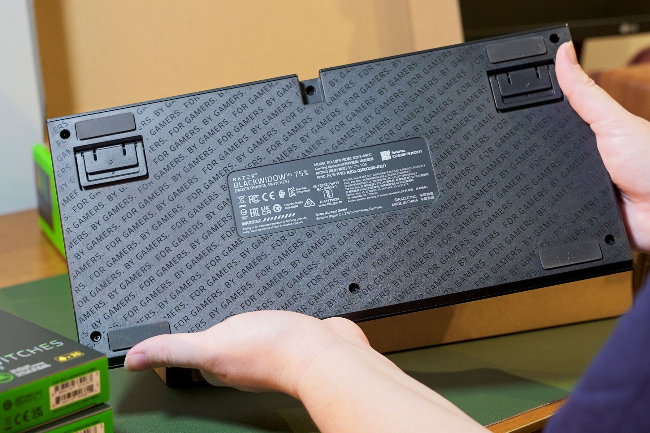Razer Blackwidow 75% - Back