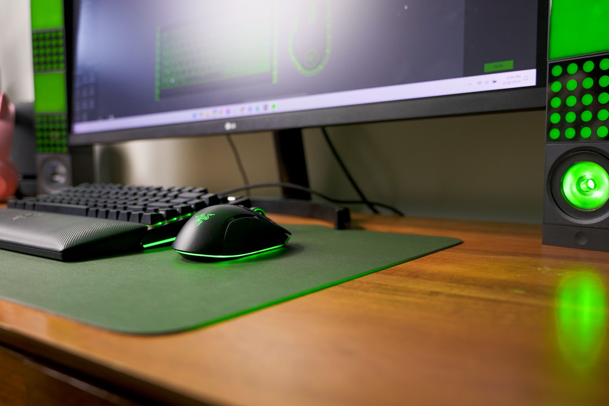 Razer Blackwidow 75% - Basilisk V3 Pro - Green