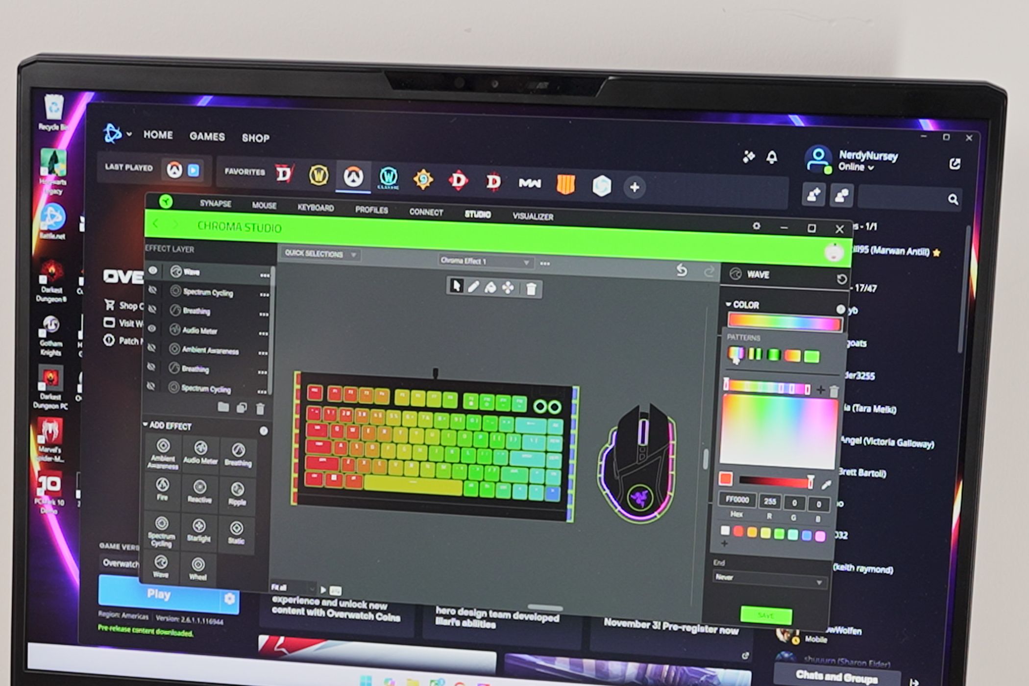 Razer Blackwidow 75% - Chroma Studio