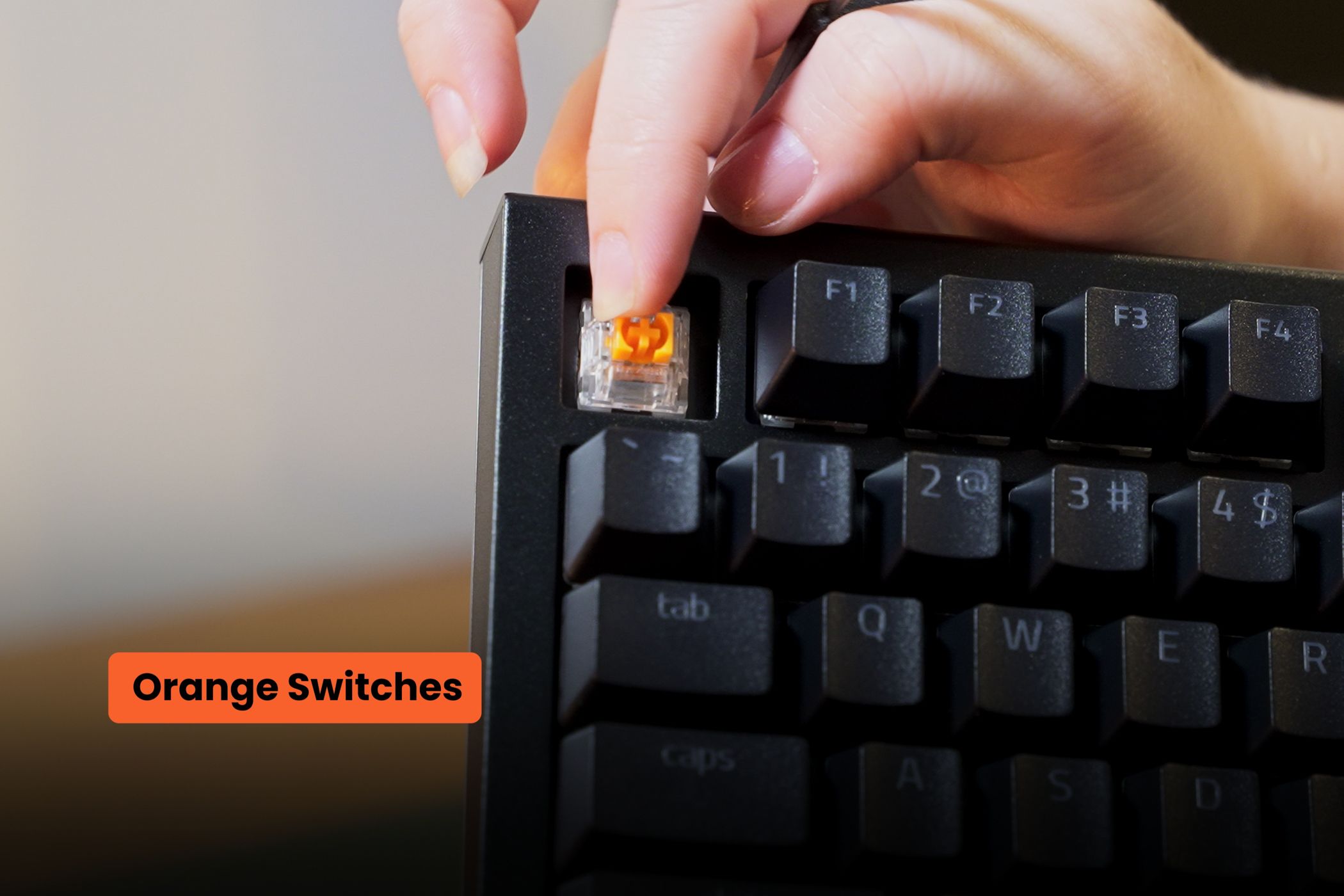 Razer Blackwidow 75% - Orange Switch