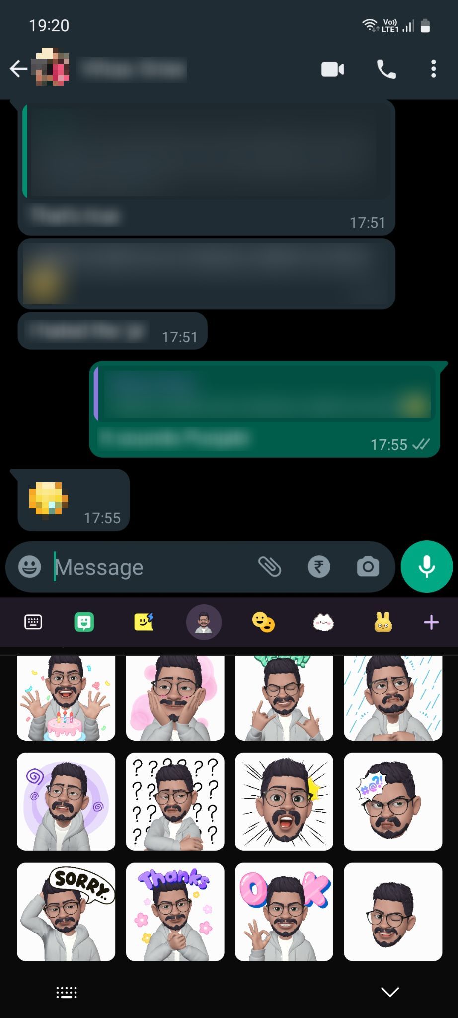 Samsung AR Emoji avatar stickers