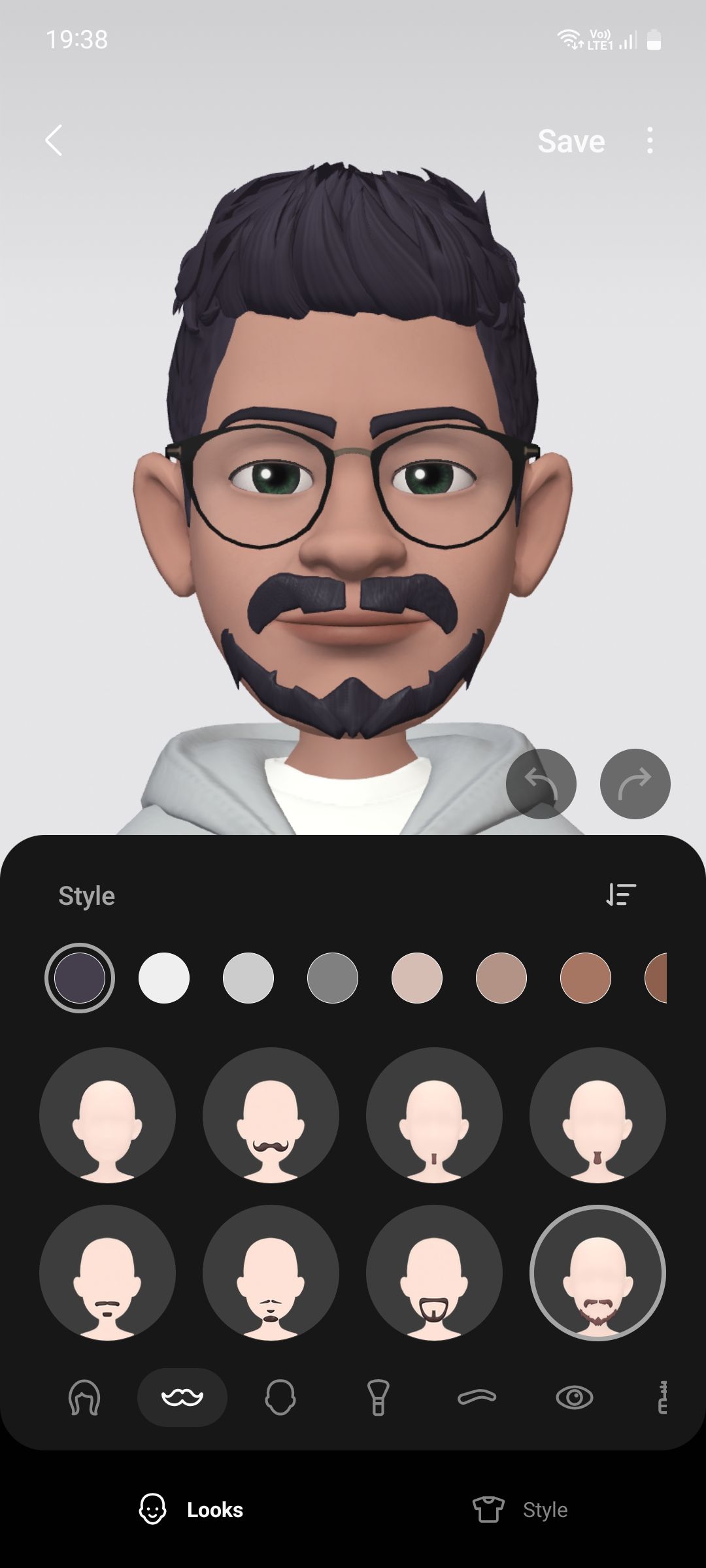 Samsung AR Emoji customize avatar