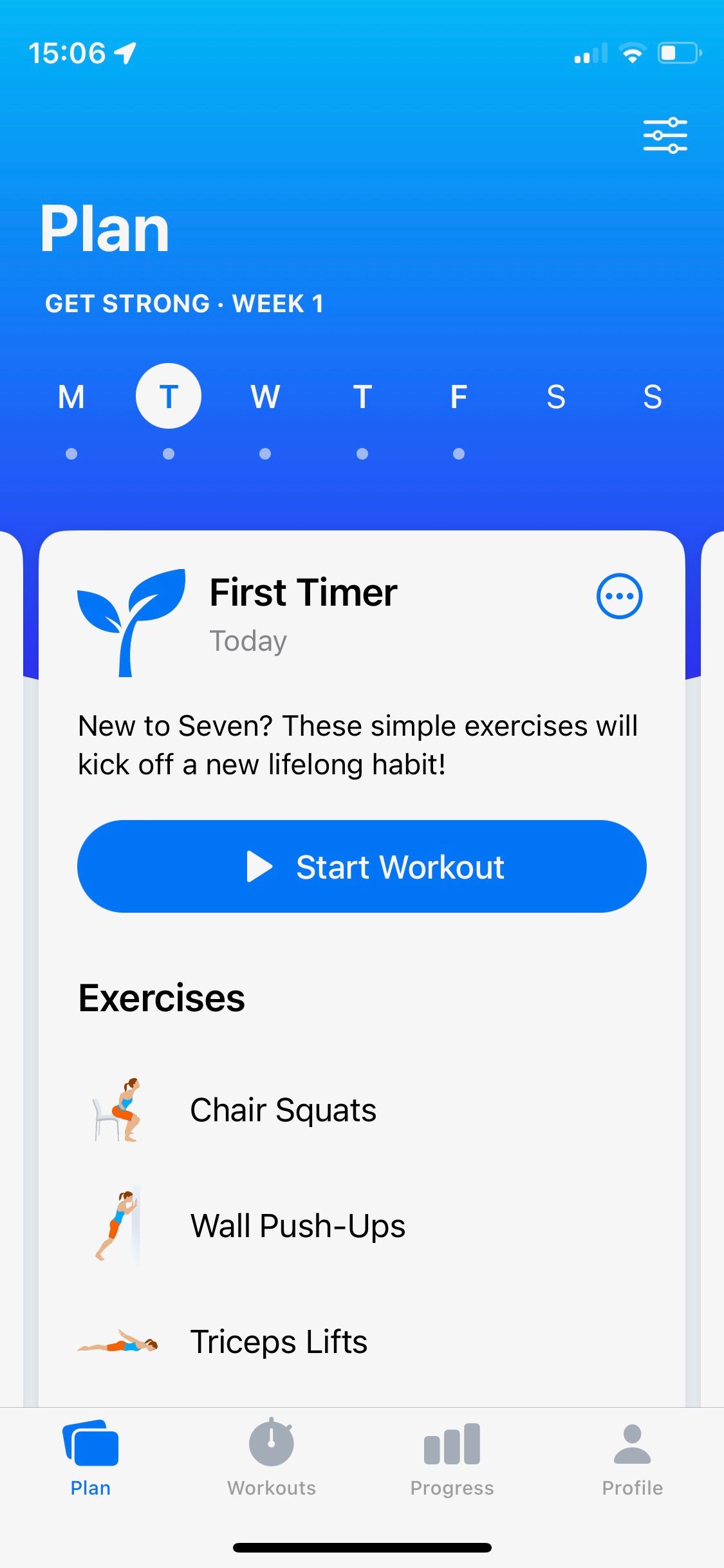 اسکرین شات از صفحه 7 App Fitness Plan