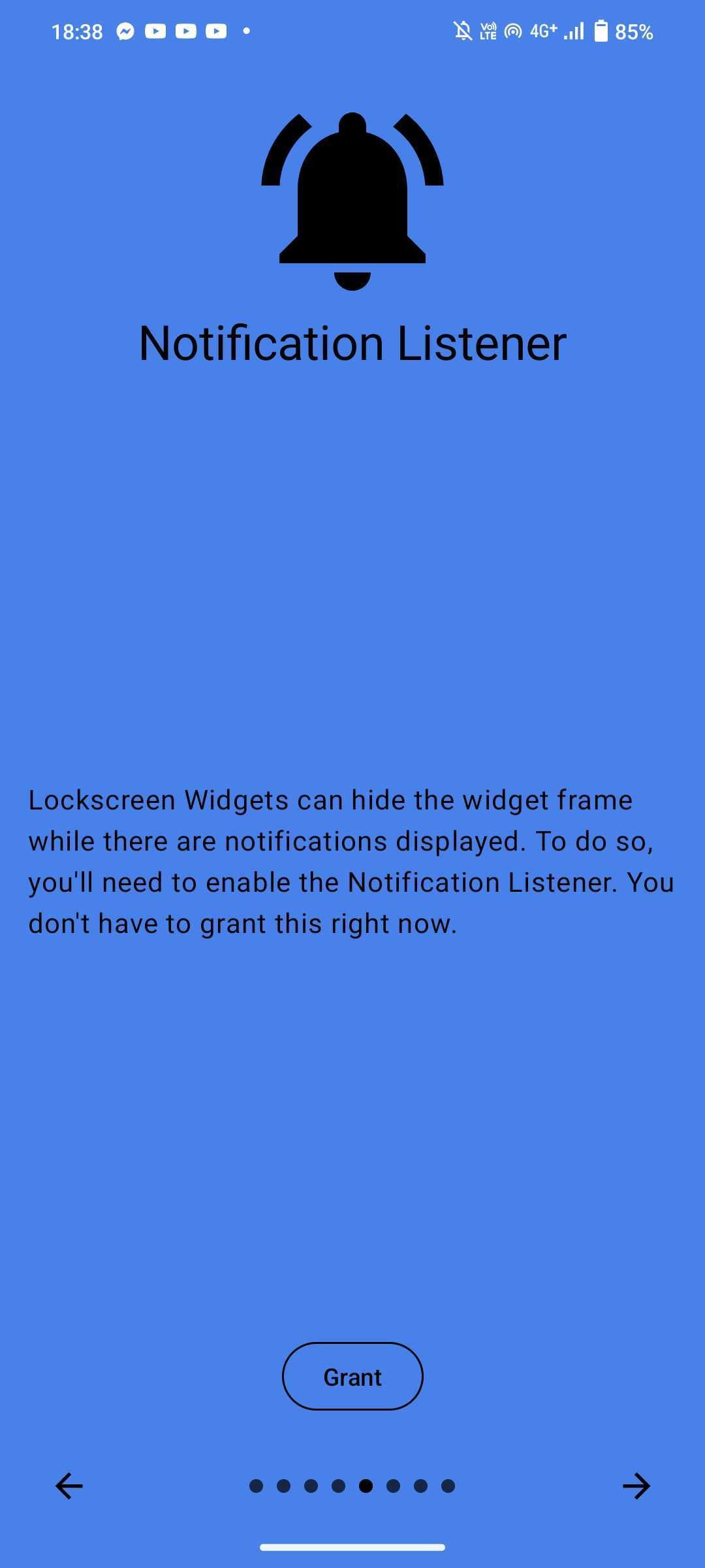 Lockscreen Widgets Notification Listener
