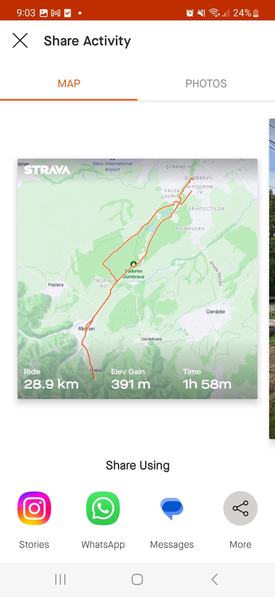 Share Strava routes with friends