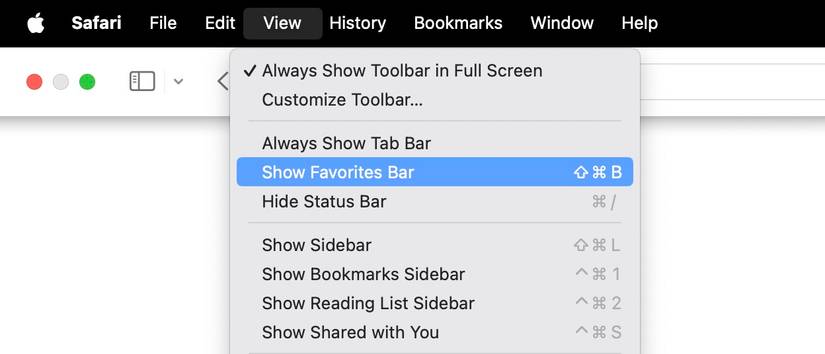 How to Add, View, and Manage Favorites in Safari on a Mac