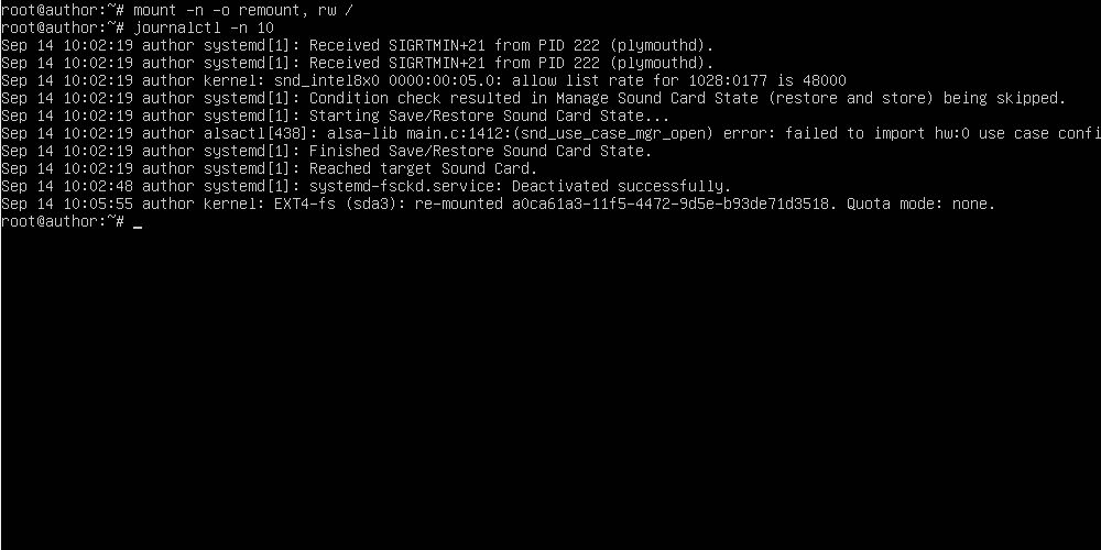 viewing the system logs using the journalctl command on Ubuntu