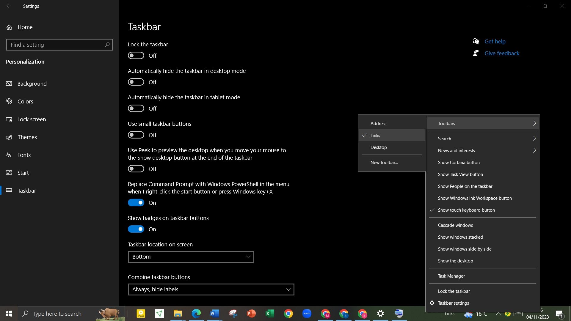 Habilitar enlaces en Windows 10