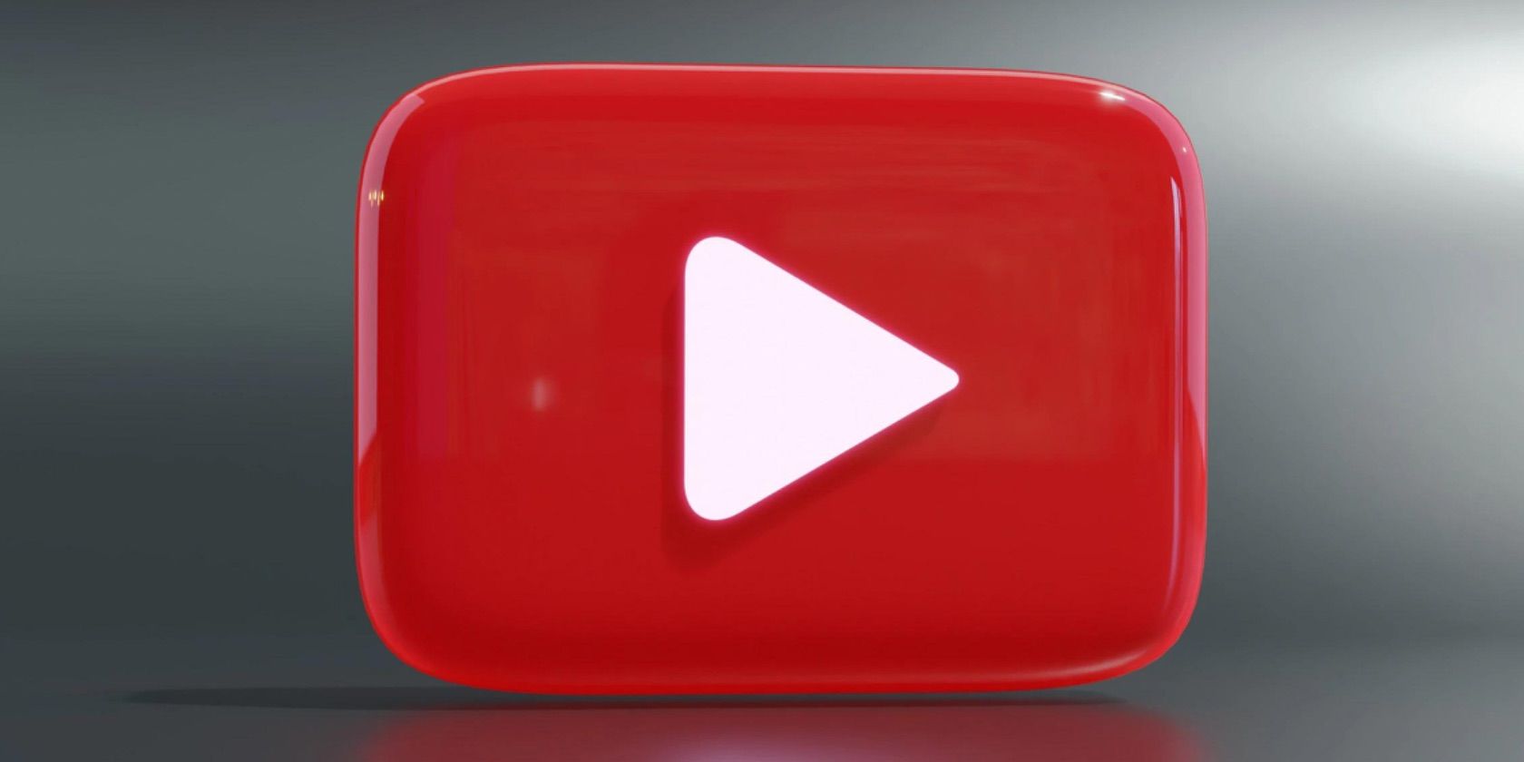 3D Image of YouTube Play Button Logo