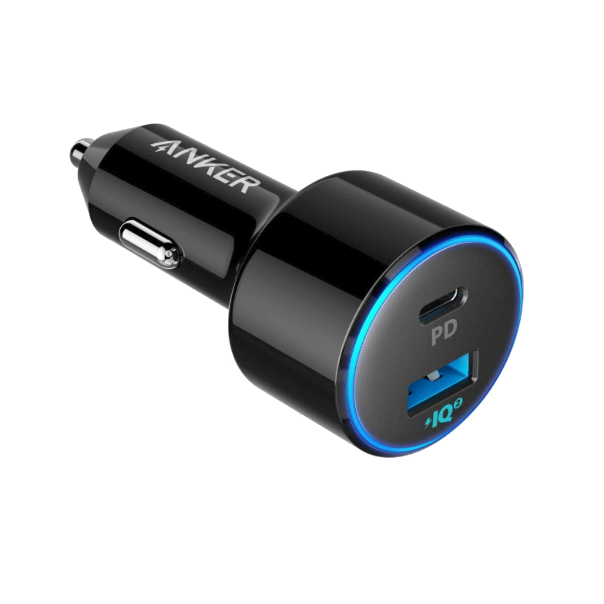 An Anker PowerDrive Speed+ 2 car charger