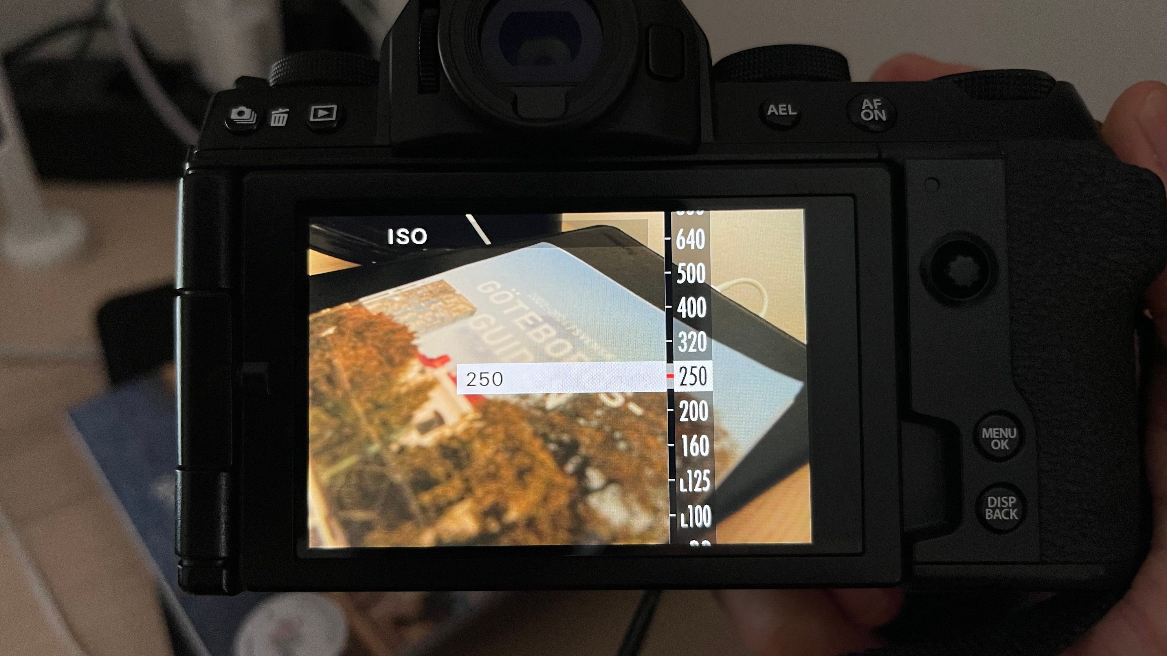 Adjusting the ISO Settings on a Camera