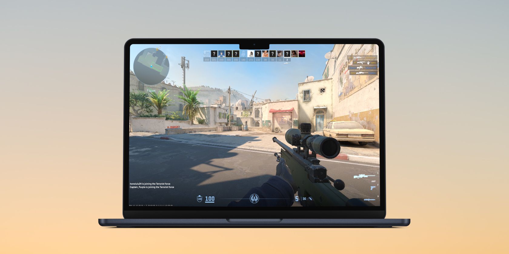 Counter-Strike 2 running on a Mac