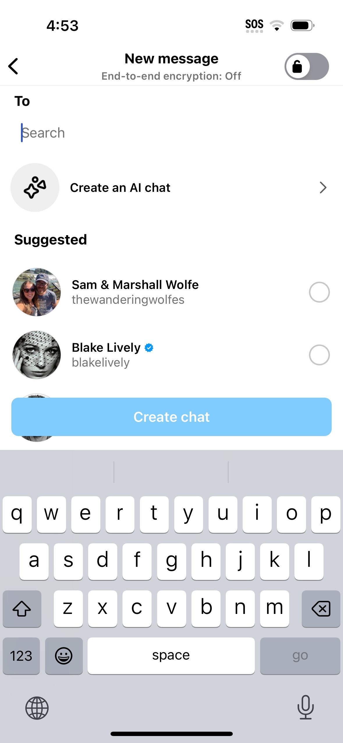 instagram.new ai chat