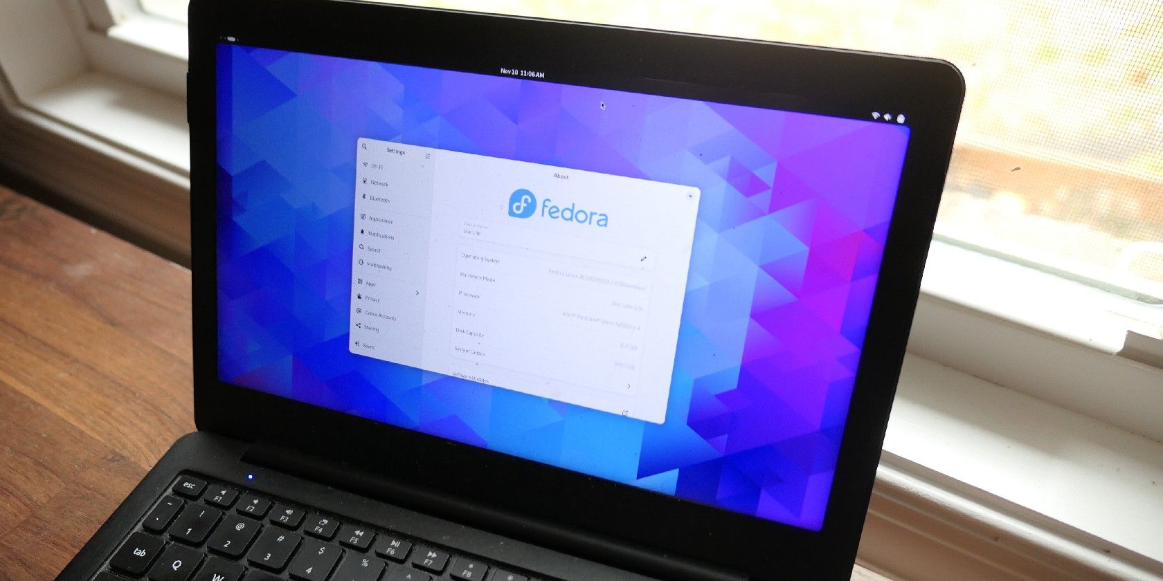 Fedora Silverblue on a Star Labs Star Lite MKIV laptop.