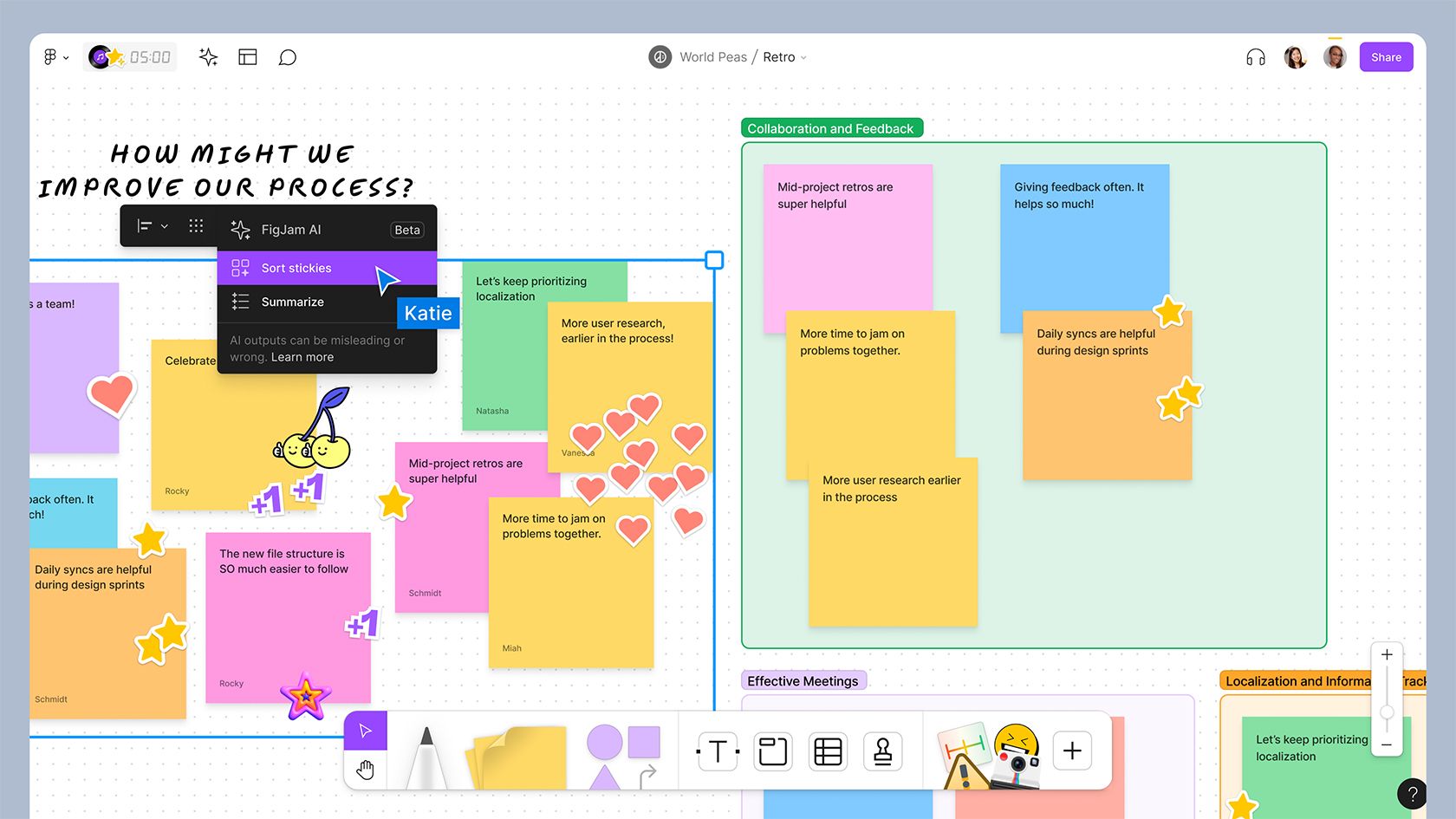 FigJam AI Group Tomed Stickies Tool