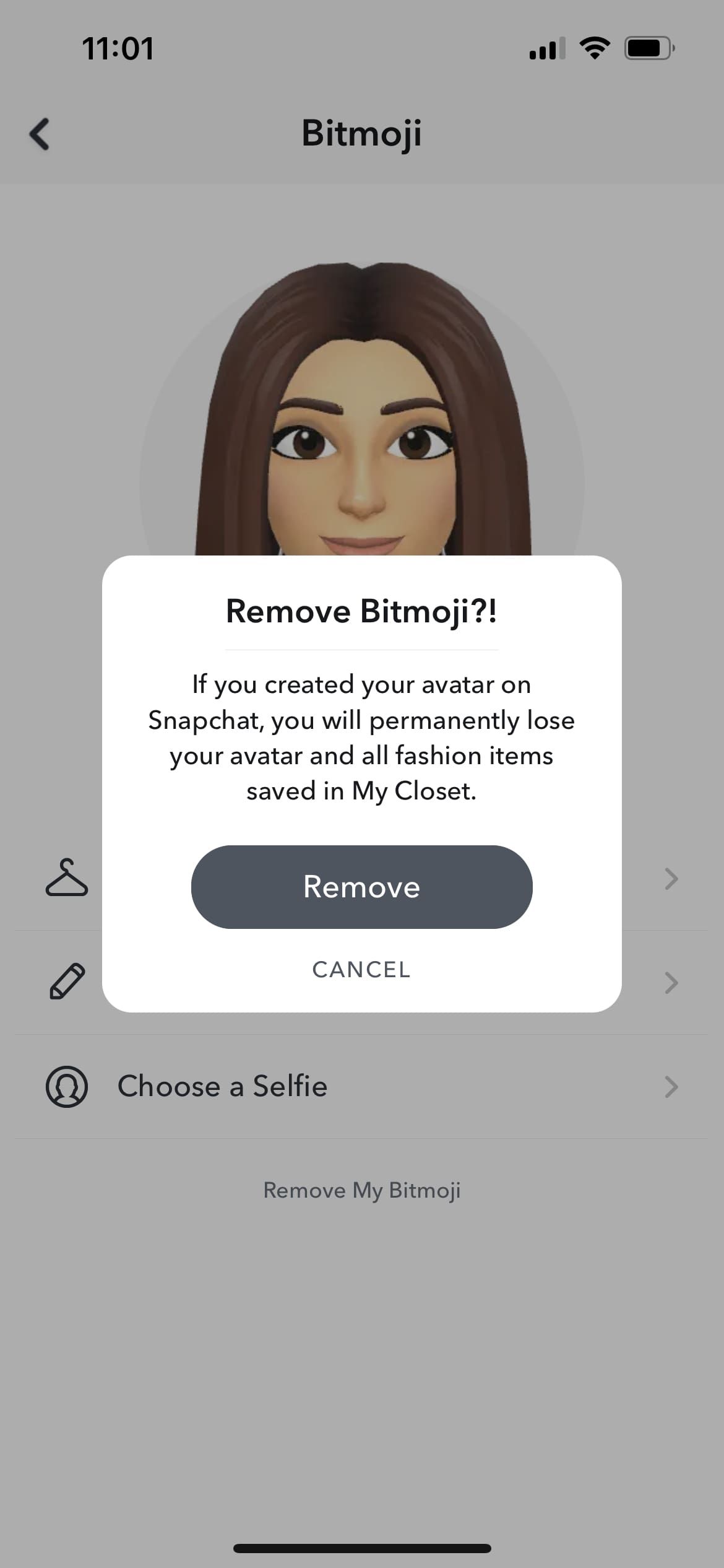 پاپ آپ Bitmoji را در اسنپ چت حذف کنید