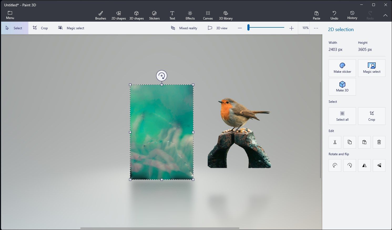 Paint 3D App Delete Background Canvas In Windows 11
