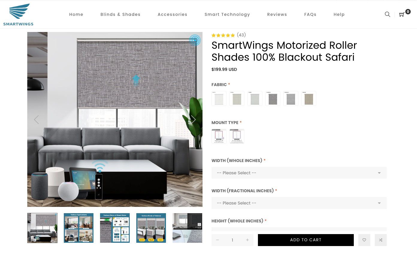 smartwings matter shade review - order process