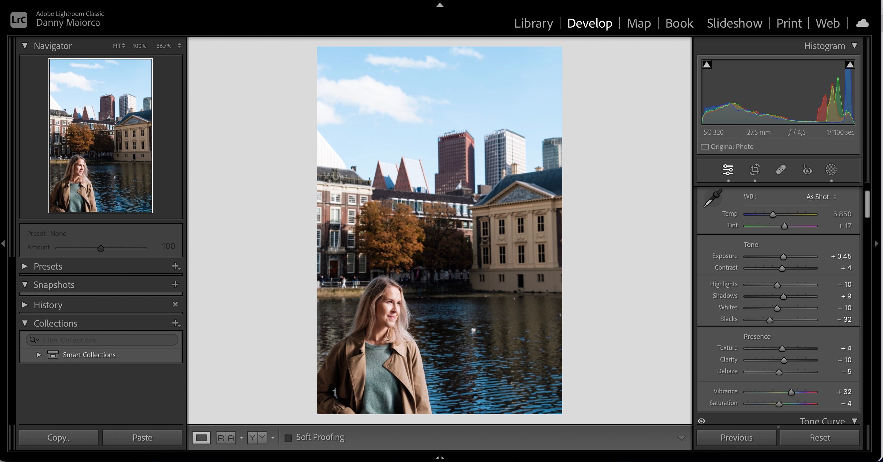 The Snapshots Tab in Lightroom Classic