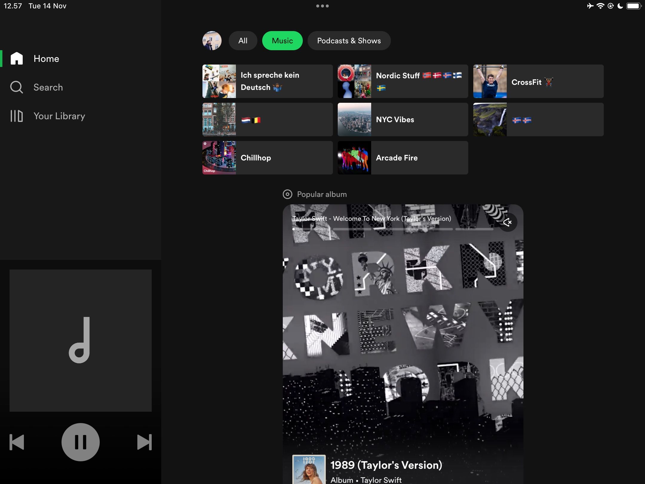 The Spotify App Interface