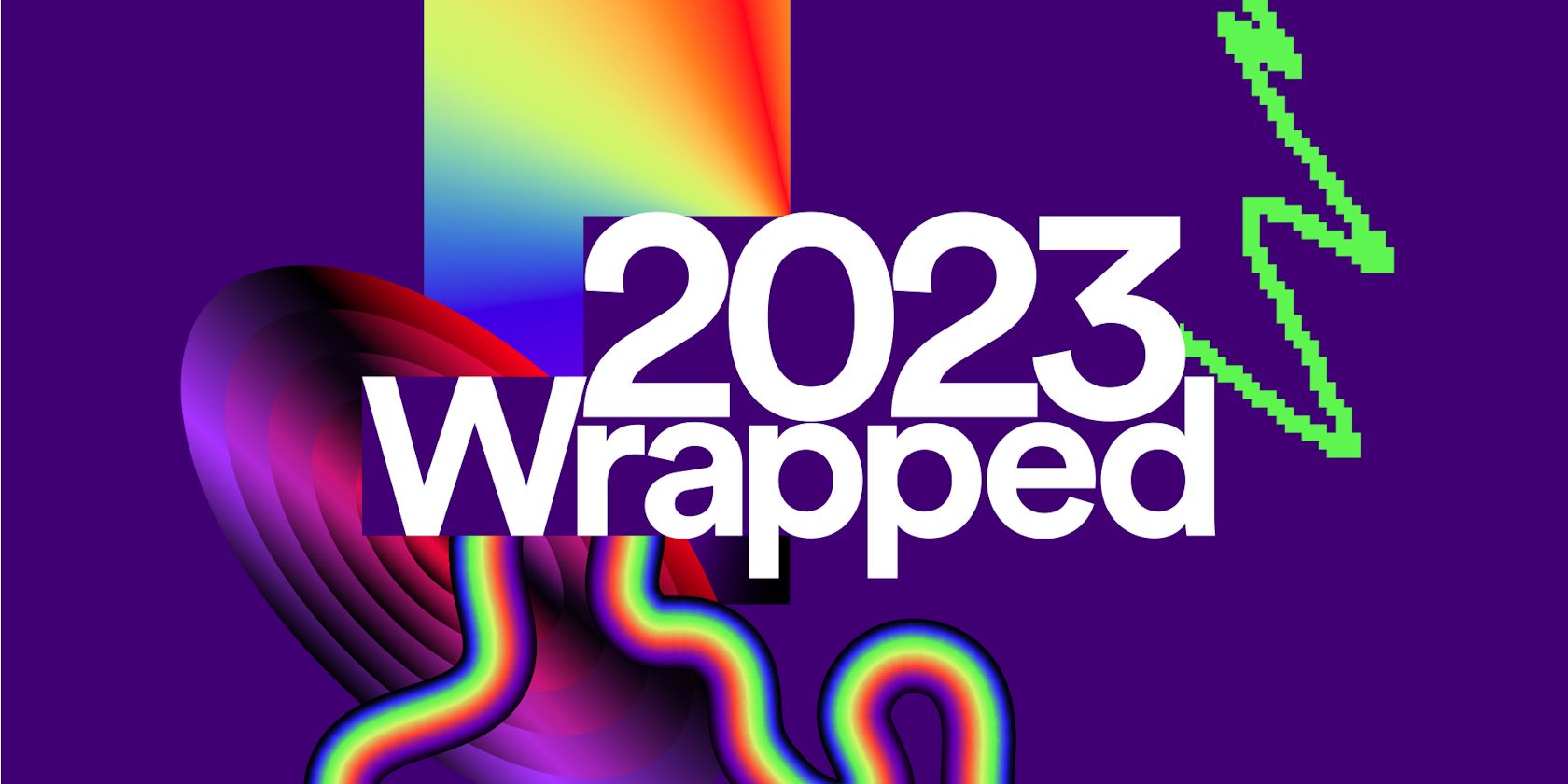 spotify wrapped 2023 official logo style on purple background