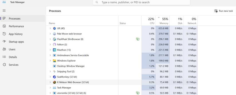 7 Lightweight Windows Browsers Tested for RAM Usage: Which Is the Best?