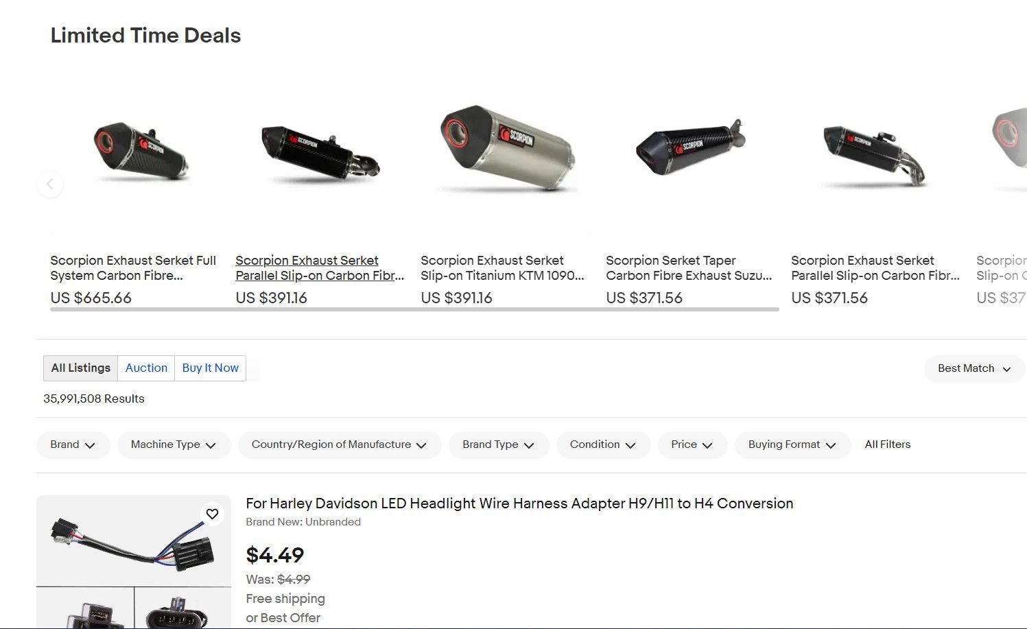خرید قطعات خودرو در eBay
