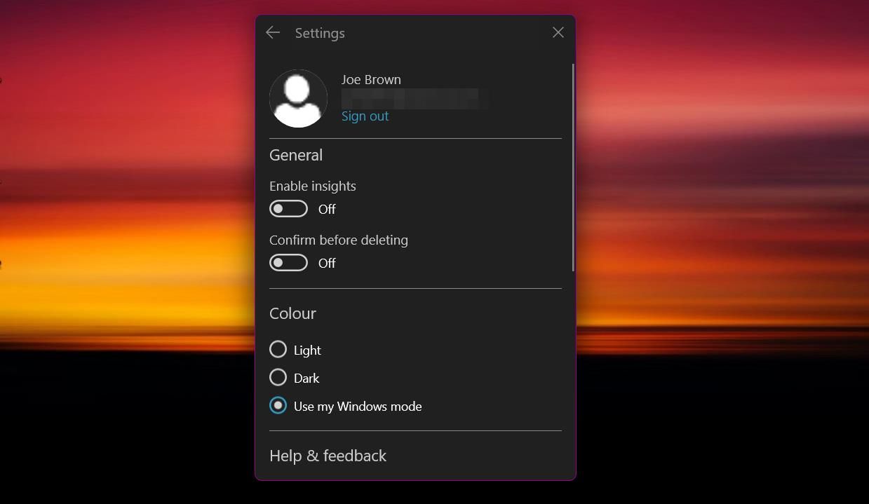 Windows 11 Sticky Notes Sign In Settings