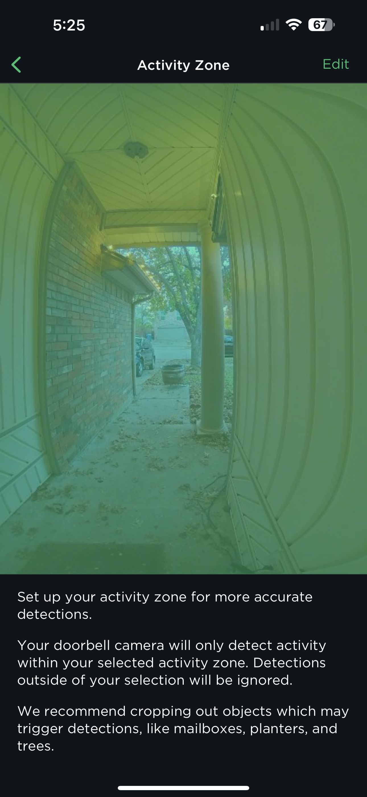 ecobee activity zones