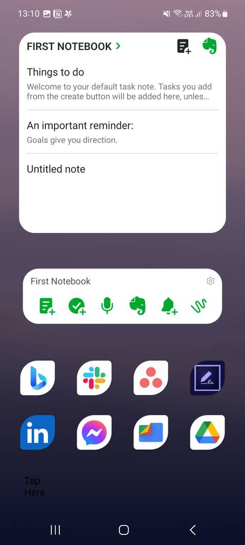 Notes Writing Screen 7 Android Apps to Write Notes Directly on the Home Screen