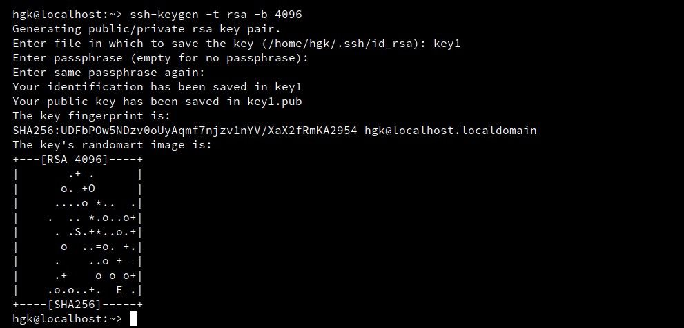 Generating a SSH Key in WSL