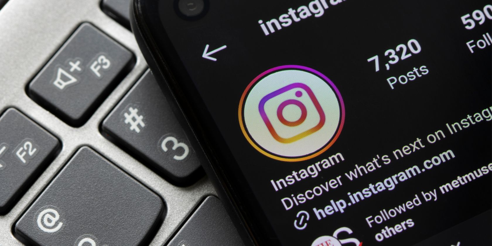 Instagram official account page seen on the Instagram mobile app on a smartphone