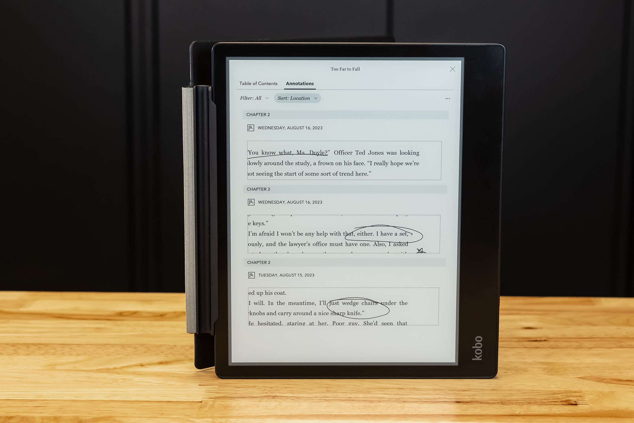 The Kobo Elipsa 2E, our favorite ebook reader for taking notes, is
