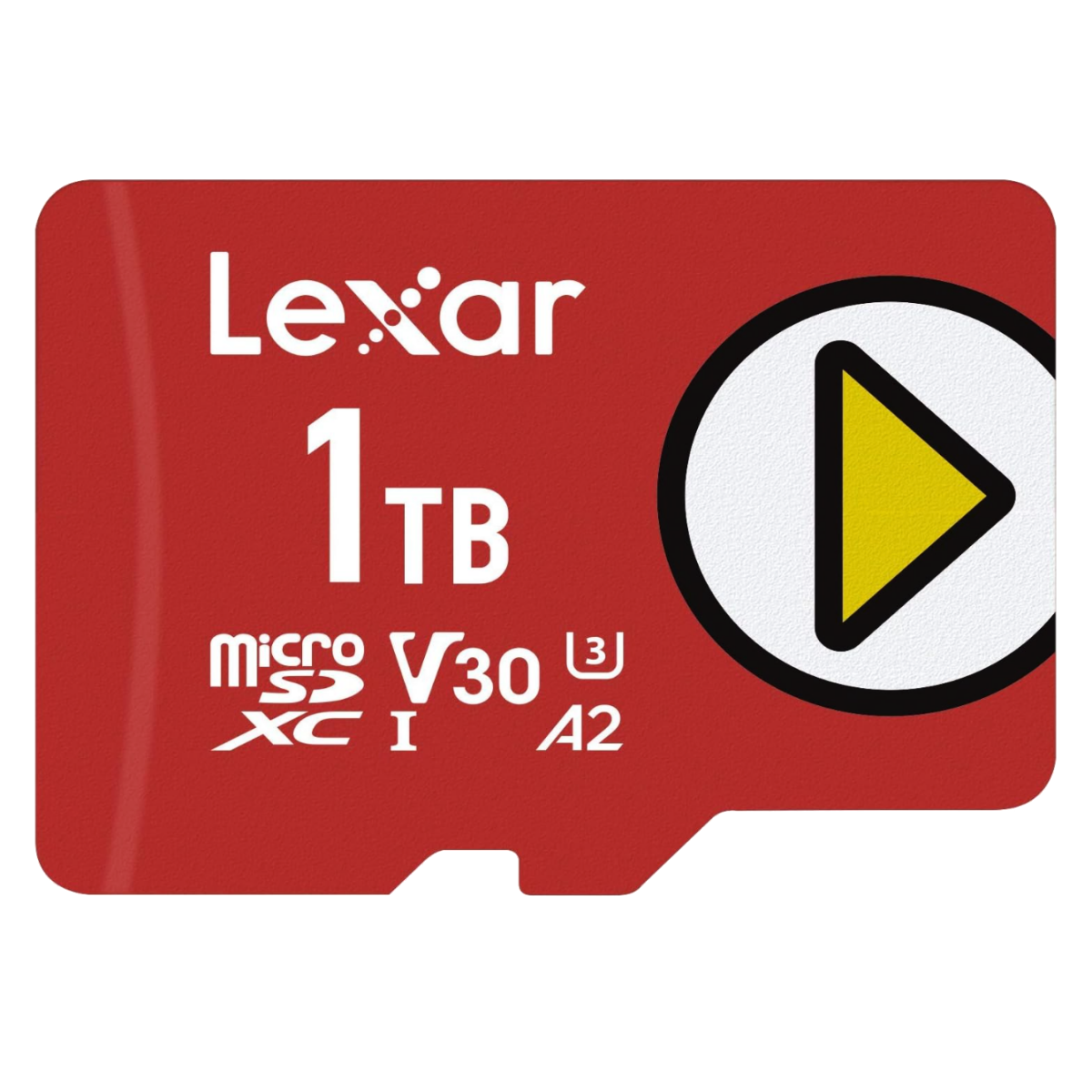 A Lexar Play 1TB microSDXC UHS-I card