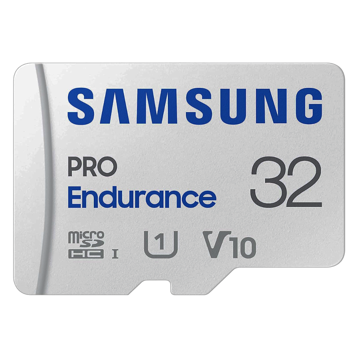 A Samsung Pro Endurance microSDXC card