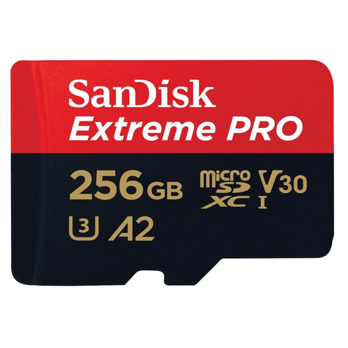 A SanDisk Extreme Pro UHS-I microSDXC card