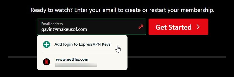 افزودن نتفلیکس به کلیدهای expressvpn