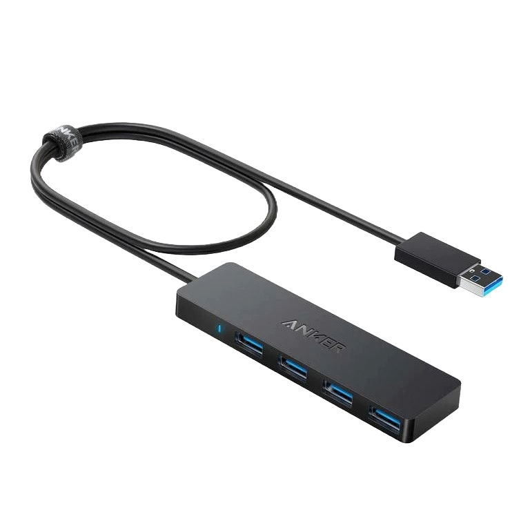 Hub-ul de date Anker Ultra Slim cu 4 porturi USB 3.0