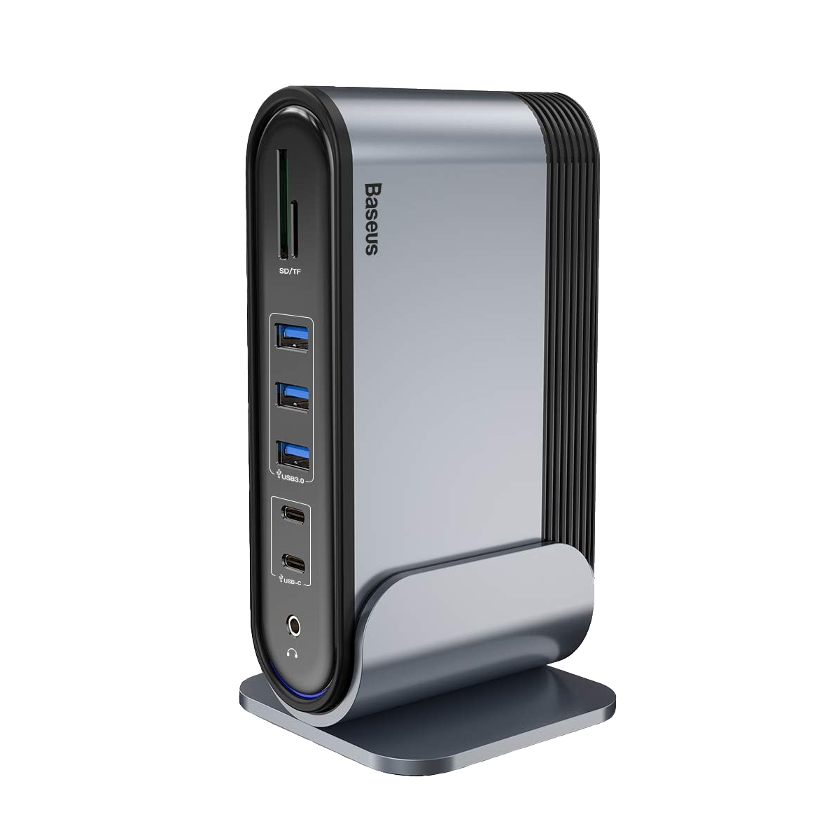 Baseus 17-in-1 Docking Station standing upright