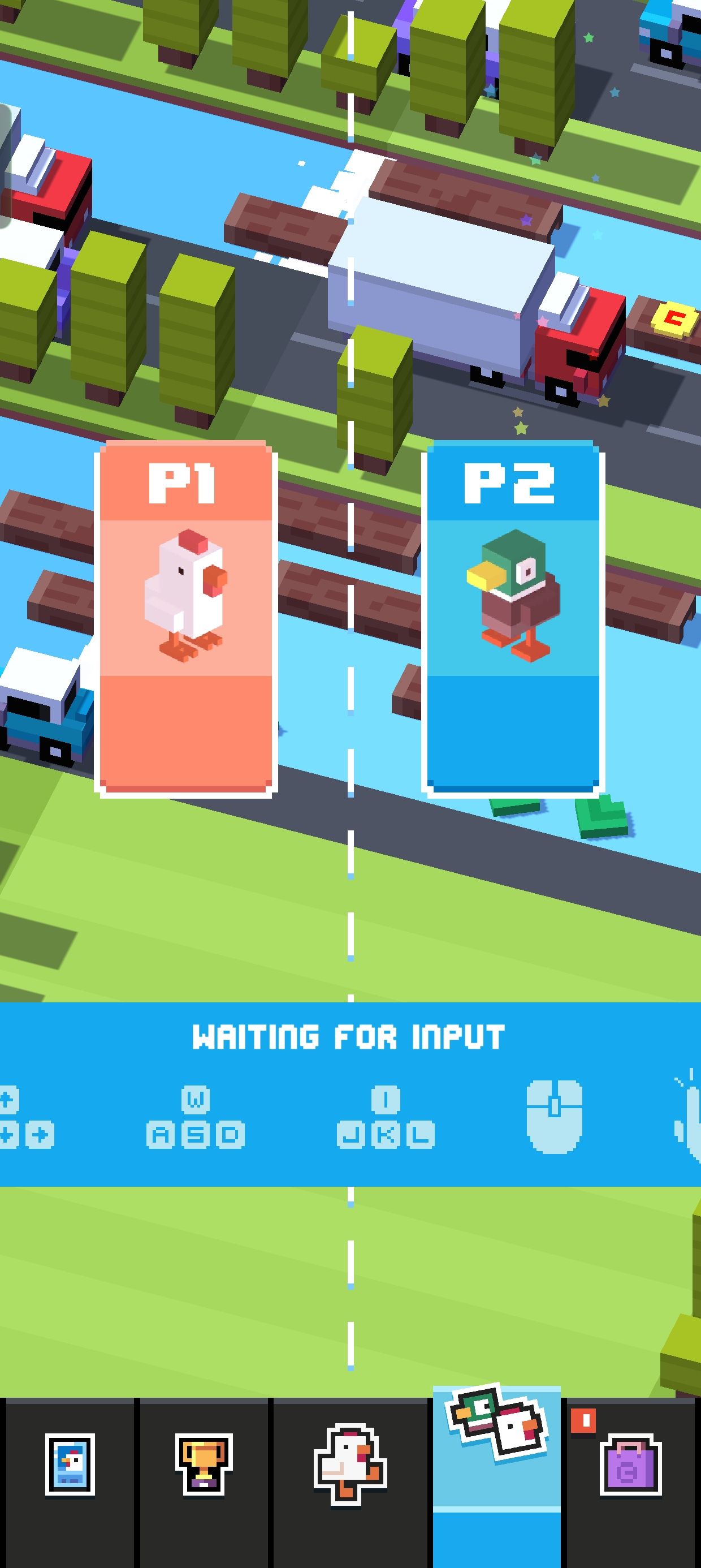 crossy road two player mode