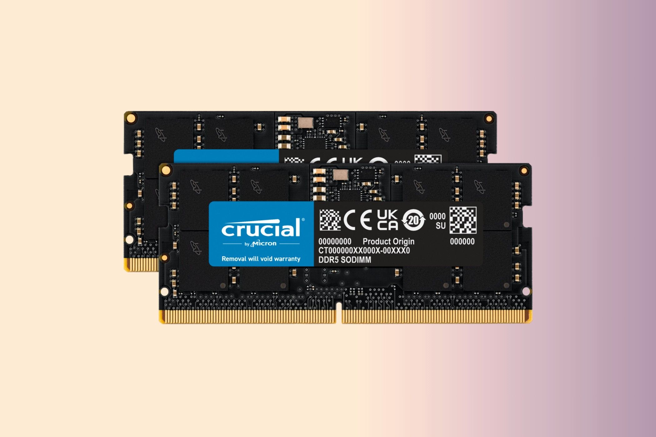 The Crucial DDR5-5600 SODIMM RAM.