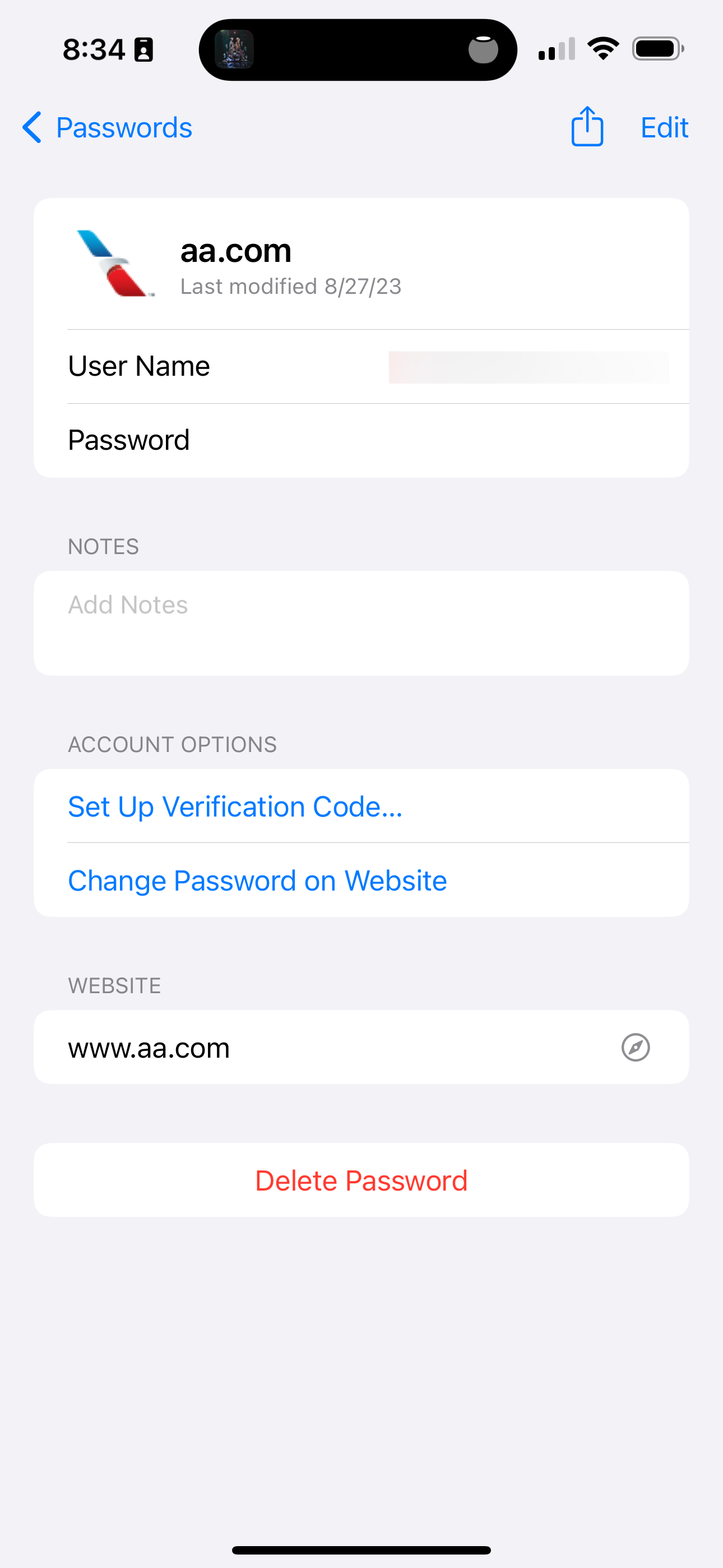 iphone icloud keychain view password details