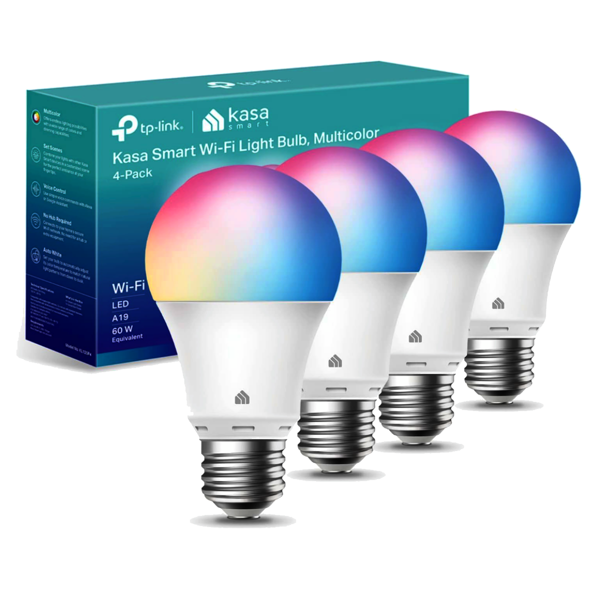 Kasa Smart Light Bulbs 4-Pack